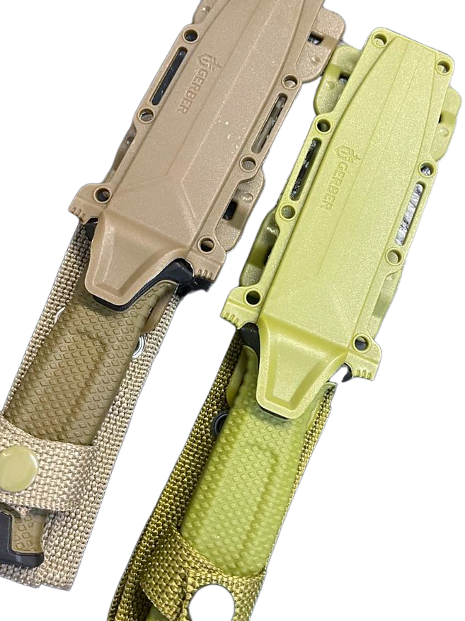Нож Gerber Unisex G1059 Strongarm с фиксированным лезвием и ножнами в комплекте, олива / коричневый, 24 см - фото 2 - id-p206878612