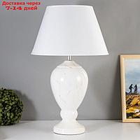 Настольная лампа "Беатриса" E27 40Вт белый 32х32х52 см