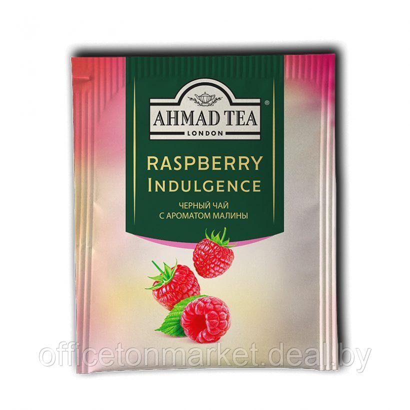 Чай "Ahmad Tea Raspberry Indulgence", 25 пакетиков x1.5 гр, черный, со вкусом и ароматом малины - фото 3 - id-p206881715