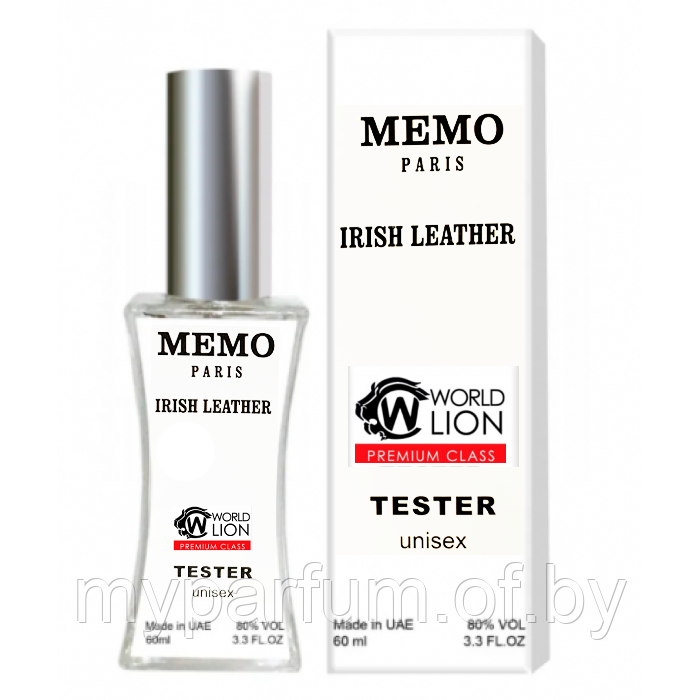 Унисекс парфюмерная вода Memo Paris Irish Leather 60ml (TESTER)