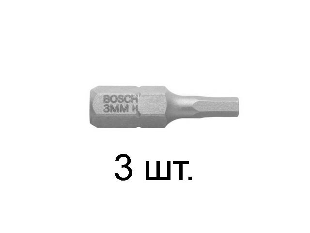 Набор бит шестигран. HEX 4Х49 XH (3шт) (BOSCH) - фото 1 - id-p206883776