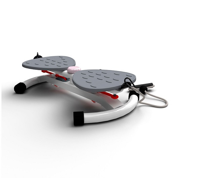 Фитнес платформа DFC Twister Bow с эспандерами серый - фото 1 - id-p175234697