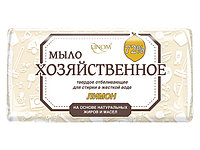 Мыло хозяйственное отбеливающее "Лимон" 72% в уп., 200 г (LINOM)