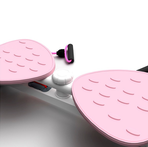 Фитнес платформа DFC Twister Bow с эспандерами розовый - фото 5 - id-p175234696