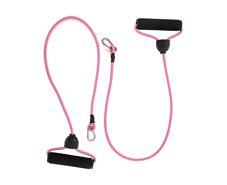 Фитнес платформа DFC Twister Bow с эспандерами розовый - фото 7 - id-p175234696