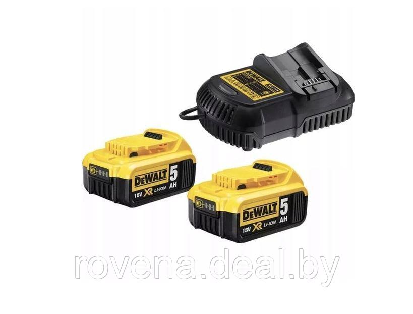 Набор DeWalt DCK2020P2T-QW -- болгарка DCG405 + шуруповерт DCD791 + аккумуляторы 2x5.0Ah + кейс - фото 4 - id-p206893755