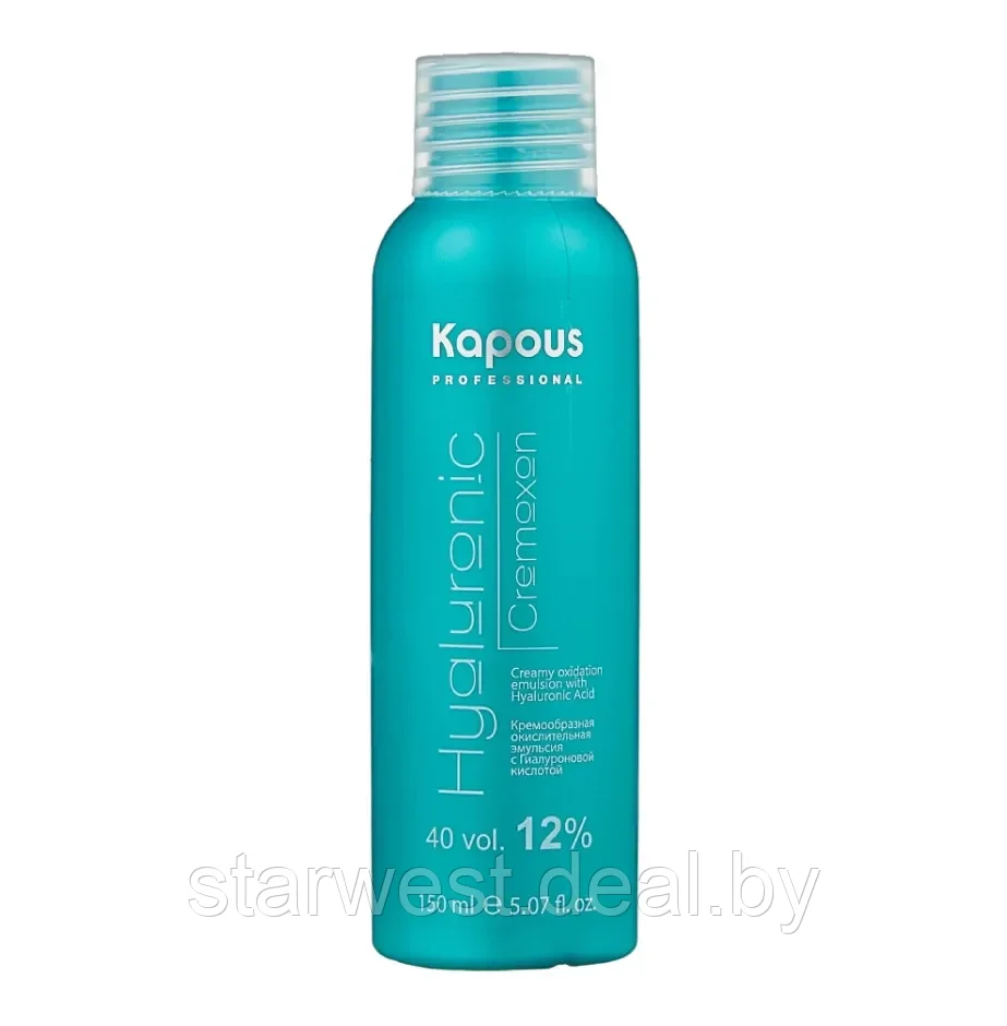 Kapous Professional HYALURONIC Cremoxon 40 VOL. (12%) 150 мл Крем-оксидант / окислительная эмульсия - фото 2 - id-p206894471