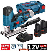 Аккумуляторный лобзик Bosch GST 12V-70 Professional (06015A1000) 2 акк. 2 А/ч, L-Boxx