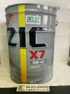 Моторное масло ZIC X7 5W-40 20л - фото 1 - id-p206894753