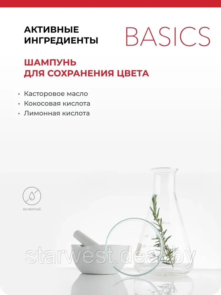 C:EHKO CARE BASICS Для Сохранения Цвета Подарочный набор женский: Шампунь (250 мл) + Маска (200 мл) - фото 5 - id-p206896112