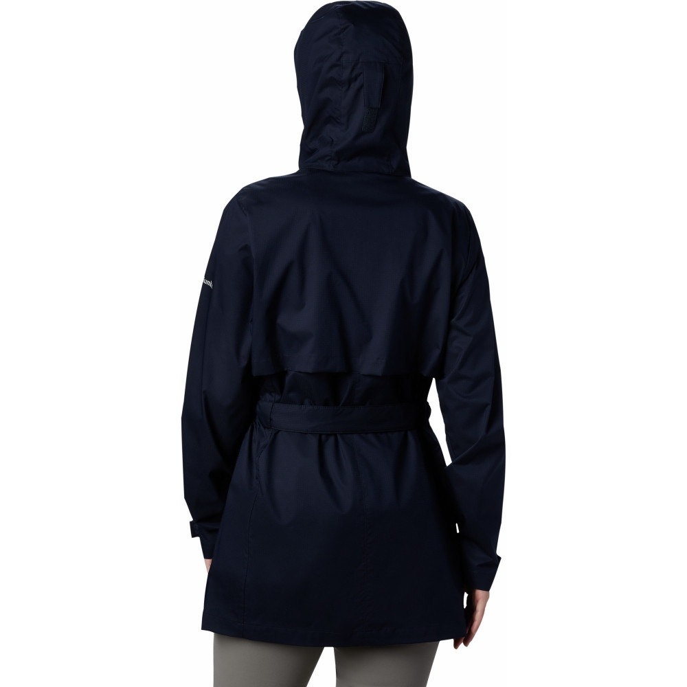 Куртка ветрозащитная женская софт-шелл Columbia Pardon My Trench тёмно-синий - фото 2 - id-p206895321