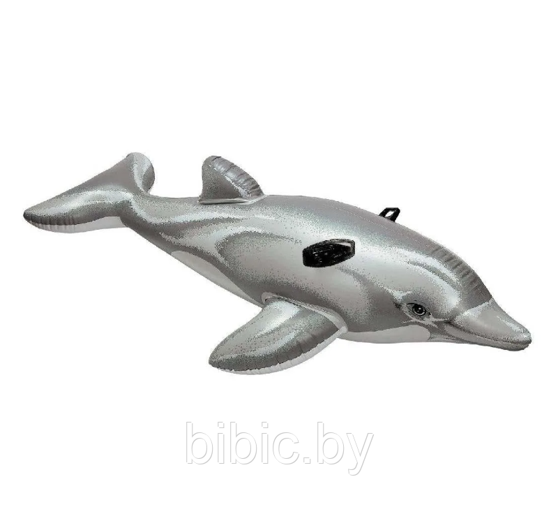 Детский надувной плотик игрушка «Дельфин» intex Интекс плавательный круг для купания детей 58535NP - фото 3 - id-p206895958