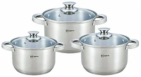 Набор кастрюль Rainstahl RS\CW 1642-06 (2.4л/3.1л/4.2л)