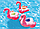 Надувной плавающий матрас держатель для напитков , Intex Фламинго 57500NP Интекс, комплект из 3 шт., фото 2