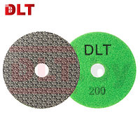 DLT Гальванический гибкий шлифовальный круг DLT №14, #200