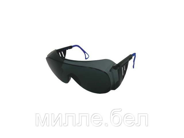 Очки открытые СОМЗ О-45-В-1 ВИЗИОН серый PL (PL - ударопрочное стекло с защитой от истирания и царапин, - фото 1 - id-p206899497
