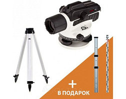 Оптический нивелир ADA RUBER-32 + штатив Light S + рейка Staff3 А00121_К