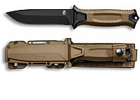 Нож Gerber Unisex G1059 Strongarm с фиксированным лезвием и ножнами в комплекте, олива / коричневый, 24 см