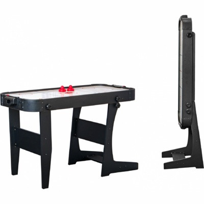 Игровой стол - аэрохоккей "Jersey" 4 ф (черный, складной) - фото 1 - id-p206906243