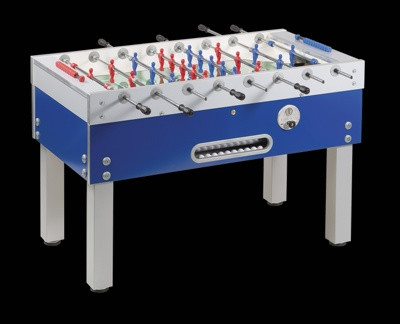 Игровой стол - футбол "Garlando Challenge" (137x76x90.5см, синий, жетоноприемник) - фото 1 - id-p206906253