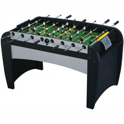 Игровой стол - футбол "Rialto" (141x73x82, светло-черный) - фото 1 - id-p206906267