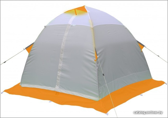 Палатка Лотос 2 ( оранж.) Л3 - фото 1 - id-p206912980