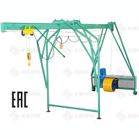 Подъемник строительный УМЕЛЕЦ (кран в окно) грузоподъемность 320 кг СВПК