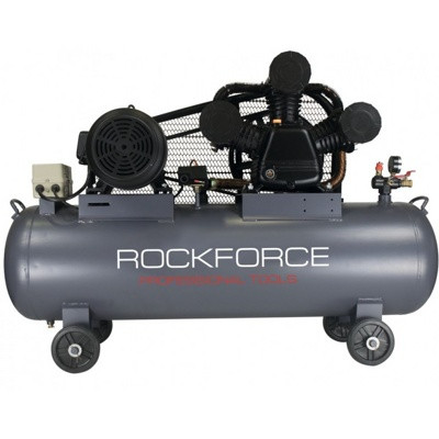 Rock FORCE RF-390-300 Компрессор 3-х поршневой масляный с ременным приводом (5.5кВт, ресивер 270л, 8бар, - фото 1 - id-p206902440