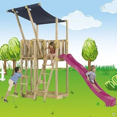 Набор для строительства детской площадки, Башня MEZZANINE BL 1.0, без древесины и ската - фото 1 - id-p206912267