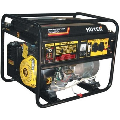Бензиновый генератор Huter DY6500LX 5кВт - фото 1 - id-p206902635