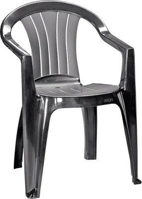 Кресло из пластмассы Sicilia, цвет графит Curver - фото 1 - id-p206905761