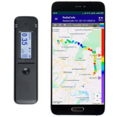 Дозиметр RadiaCode-101 с функцией спектрометрии - фото 1 - id-p206915371