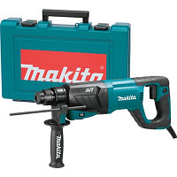 Перфоратор MAKITA HR 2641 в чем. (800 Вт, 2.4 Дж, 3 реж., патрон SDS-plus, вес 3.1 кг) (HR2641)