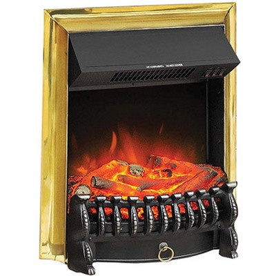 Электрокамин Royal Flame Fobos FX Black/Brass - фото 2 - id-p206909141