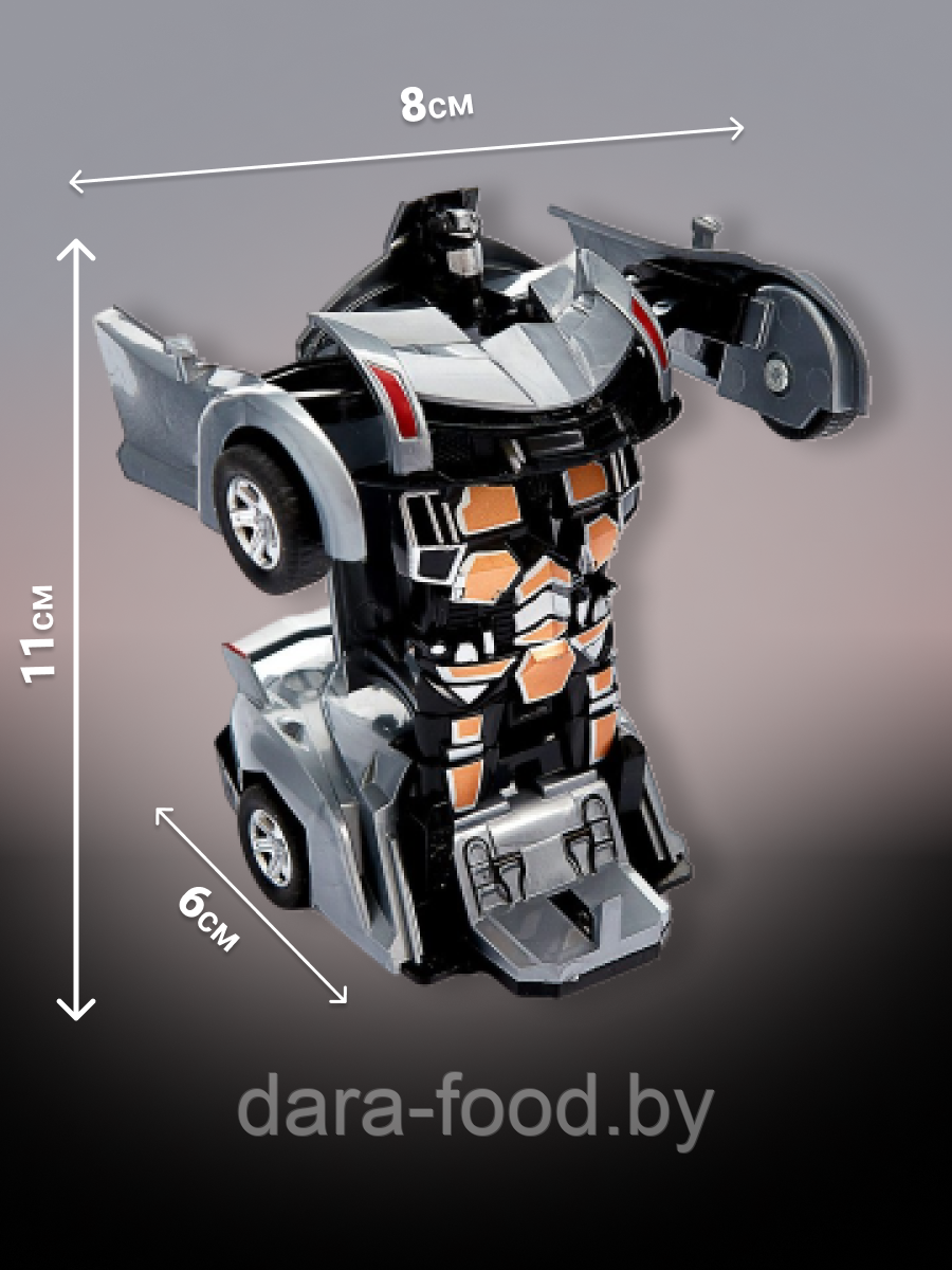 Робот инерционный «Спорткар», трансформируется автоматически, цвета МИКС/ 1 шт. - фото 3 - id-p206935490