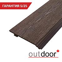 Фасадная доска ДПК Outdoor 3D 156*21*4000 мм. STORM коричневая микс