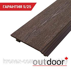 Фасадная доска ДПК Outdoor 3D 156*21*4000 мм. STORM коричневая микс