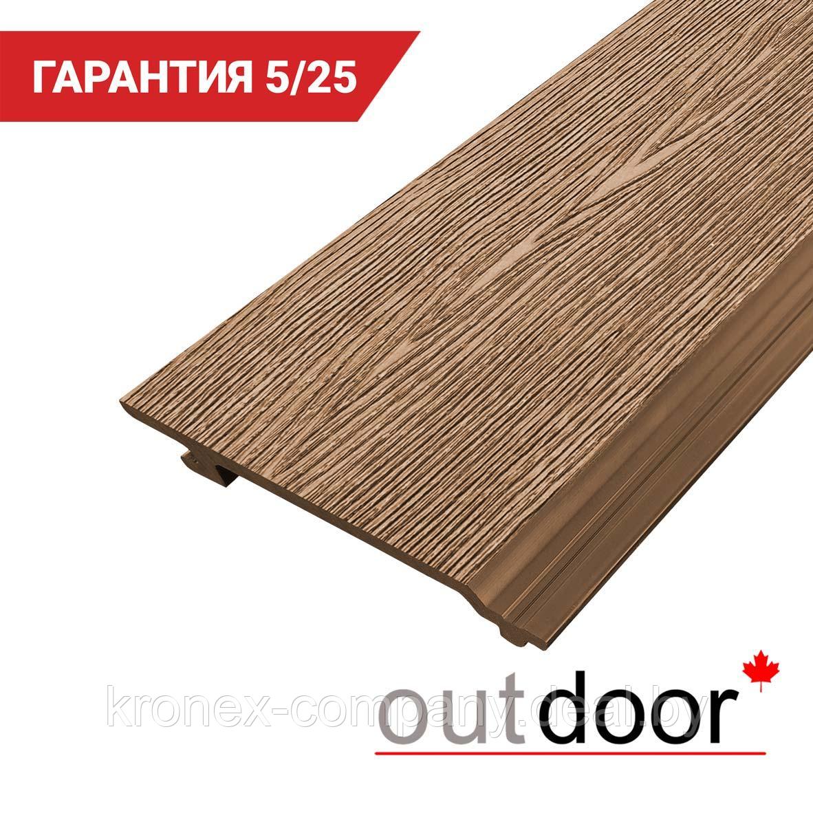 Фасадная доска ДПК Outdoor 3D 156*21*4000 мм. STORM дуб - фото 1 - id-p204047053