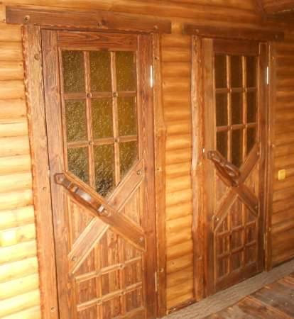 Двери деревянные под старину