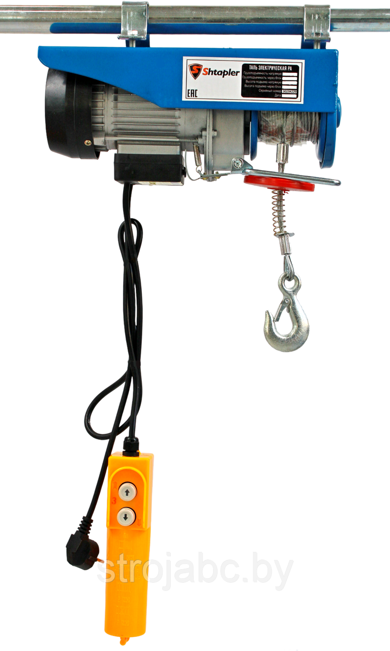 Shtapler Таль электрическая стационарная Shtapler PA (J) 250/125кг 10/20м - фото 1 - id-p206967567