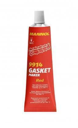 Герметик силиконовый красный 85г MANNOL 9914 Gasket Maker - фото 1 - id-p204649036