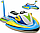 Детский надувной плотик с ручками Гидроцикл intex Интекс плавательный круг для купания плавания детей  57520NP, фото 2