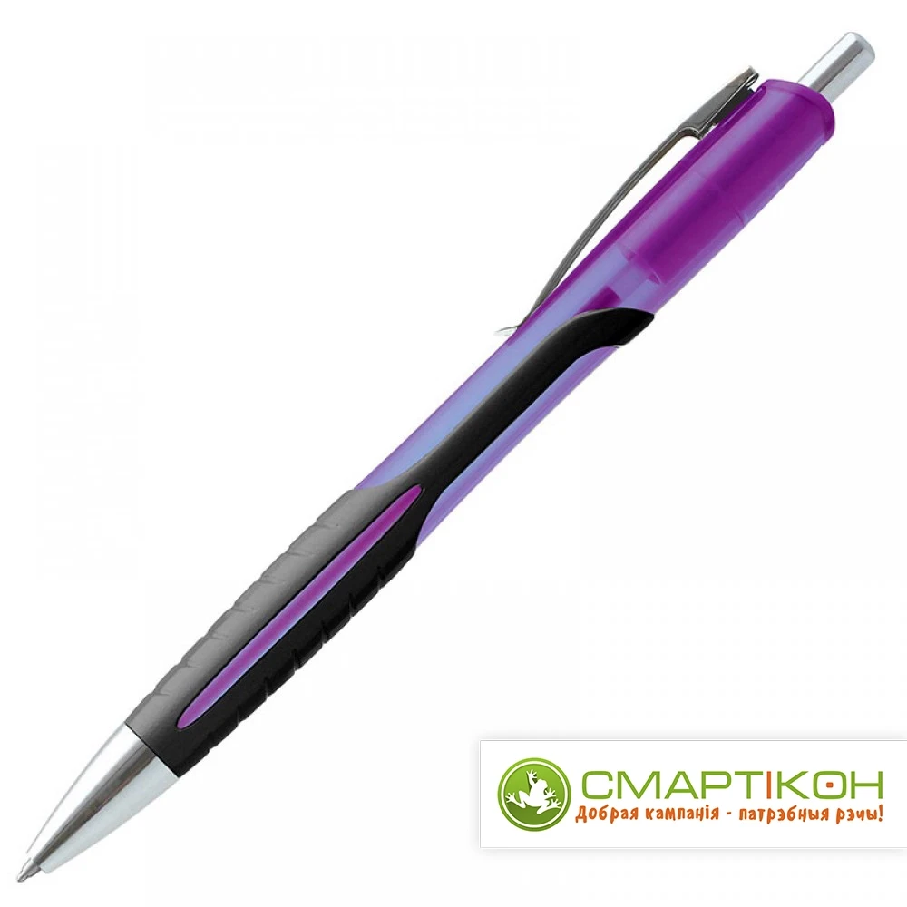 Ручка шариковая автоматическая Luxor Xonox I корпус фиолетовый - фото 1 - id-p206787720