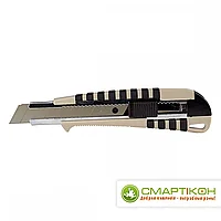 Нож канцелярский RAION MRG-18 серый