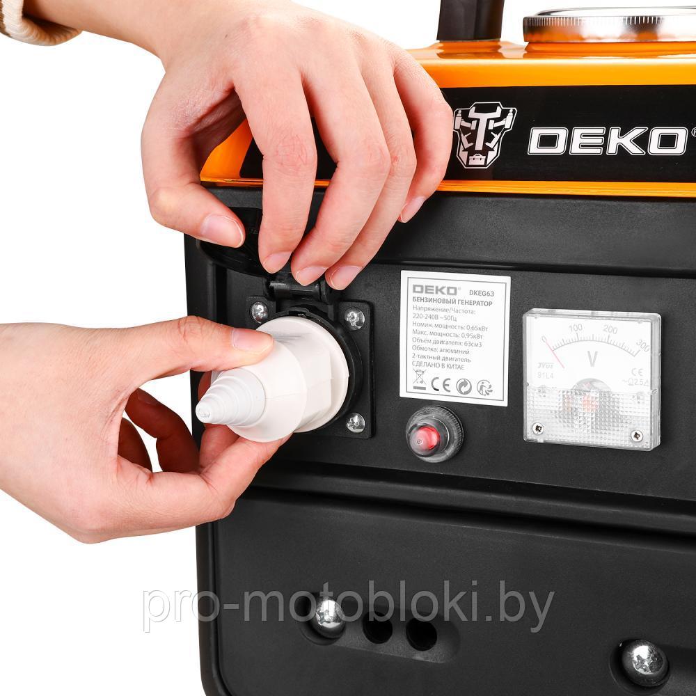 Генератор бензиновый DEKO DKEG63 - фото 5 - id-p206931637