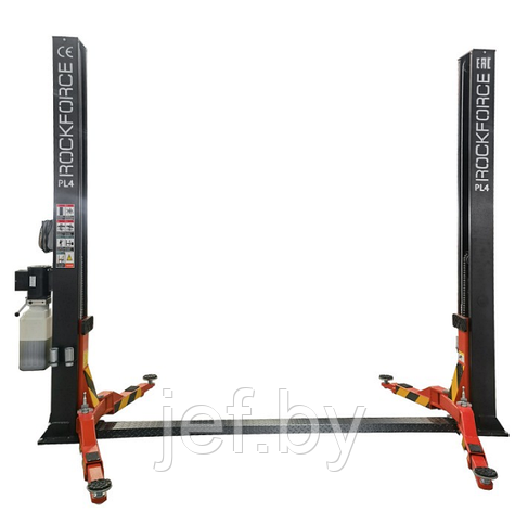 Подъемник двухстоечный электрогидравлический 4т ROCKFORCE RF-PL4.0-2B(220В), фото 2