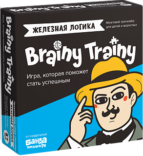 ОПТОМ Игра-головоломка BRAINY TRAINY Железная логика