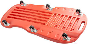 Лежак пластиковый подкатной на 6-ти колесах ROCKFORCE RF-TRH6808B, фото 2