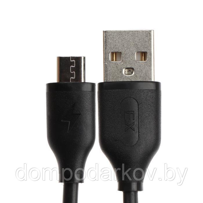 Сетевое зарядное устройство Exployd EX-Z-1436, 2 USB, 2.4 А, кабель microUSB, черное - фото 5 - id-p206980607