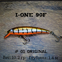 Воблер SHINDIN I-One 90F (10,2g/1,4m) Цвет #01 Original